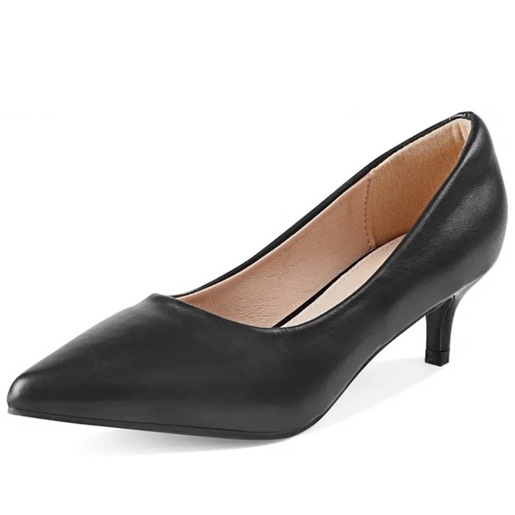 Heel The World Women's 9.5 M Pumps with Kitten Heels Comfort Pointed Toe Dress - Picture 1 of 7
